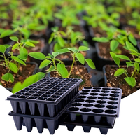 Kit de démarrage de semis avec plateau de propagation réutilisable en PET rectangulaire pour la plantation et le jardinage