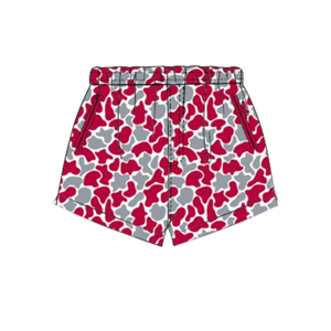 SS0879 CUSTOM Pantalones cortos para niños pequeños, ropa infantil al por mayor con estampado de leopardo azul y naranja, pantalones cortos para niños pequeños. - Product Image 6