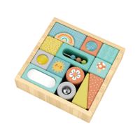 Juguetes de Madera Personalizados, Madera de Juniper, Madera para Bebés, Rompecabezas Tetra-s para Jardín de Infancia
