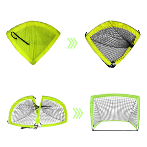 Portería <span class=keywords><strong>de</strong></span> Fútbol Plegable, Portátil, Resistente a Impactos, <span class=keywords><strong>de</strong></span> 3 Segundos <span class=keywords><strong>de</strong></span> Instalación, 4x3 Pies, con Red - Product Image 4