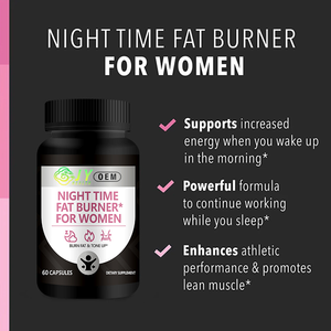 Capsules Brûle-Graisse Nocturnes pour Femmes – Complément Herbal Minceur 60 Capsules – Soutien Métabolisme & Graisse Abdominale - Product Image 3