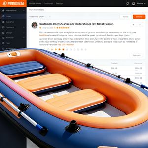 Packraft Directo de Fábrica, <span class=keywords><strong>Kayak</strong></span> <span class=keywords><strong>para</strong></span> Aguas Bravas, Portátil, <span class=keywords><strong>para</strong></span> Rafting en Ríos de Montaña, Senderismo y Viajes de Campo Traviesa - Product Image 4