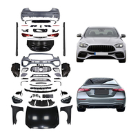 Kit carrosserie pour Mercedes-Benz W212 (2009-2016) : Amélioration et transformation en style W213 AMG 2022 (pare-chocs avant, capot moteur, pare-chocs arrière, hayon, feux arrière)