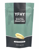 Sacs en plastique personnalisés imprimés pour aliments, avec fermeture zip, à fond plat, en Mylar de qualité alimentaire, pour emballage de fruits secs