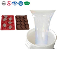 Silicona Líquida de Curado Platino 1:1, Grado Alimenticio LSR, Transparente, Alta Elasticidad, para Hacer Moldes de Pasteles, Chocolate y Manualidades