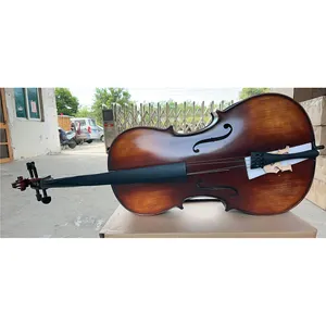 Wholesale Cheap Price Handmade Solid Spruce Top Flamed Plywood Cello