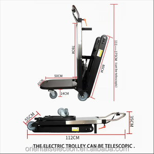 Chariot de transport pliable et portable conforme CE pour usage domestique, chariot à outils pliable, petit chariot de manutention pour colis et <span class=keywords><strong>courrier</strong></span> - Product Image 2