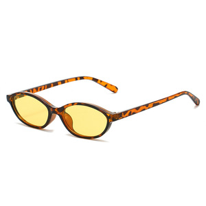 Lunettes de soleil de luxe pour femme, monture ovale intégrale de haute qualité, protection UV400, verres transparents légers, couleurs acidulées - Product Image 4