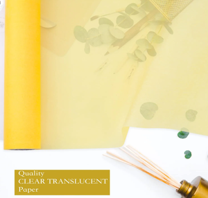 XinyiArt <span class=keywords><strong>Papier</strong></span> Calque Jaune Translucide en Rouleau de 30 cm et 60 cm pour Artistes, Dessin, Croquis et Patrons de Couture - Product Image 4