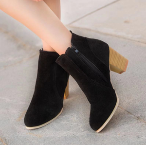 Stivali femminile in Europa e gli stati Uniti di spessore con le scarpe a punta di modo di grandi dimensioni autunno e di inverno nuovi stivali all'ingrosso - Product Image 4