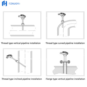 WRNK-131/231/221 نوع K سلك معزول معدني مرن ومرصع 1300 ℃   مستشعر حرارة عالي الحرارة للأفران والمواقد - Product Image 6