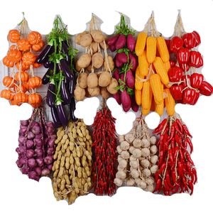 Brochettes de légumes artificielles en mousse PU, décoration d'hôtel, restaurant, vitrine, décoration de la maison, <span class=keywords><strong>faux</strong></span> <span class=keywords><strong>fruits</strong></span> et légumes en brochettes - Product Image 1