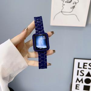 فاخرة جيدة التهوية لأربطة ساعة أبل ، ، من من 11 لون حلوى بلاستيكية ثلاثة سوار وحزمة - Product Image 5