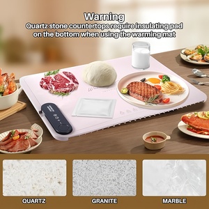 Piatto Riscaldante in Silicone per Alimenti con Funzione Touch Control, Ideale per Riunioni, Banchetti di <span class=keywords><strong>Capodanno</strong></span> e Occasioni Buffet - Product Image 6