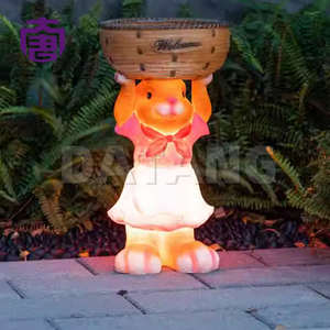 Luz Decorativa para Macetas con Diseño de Conejito Festivo, para Eventos Navideños y Exhibiciones Temáticas Culturales, IP65 - Product Image 3