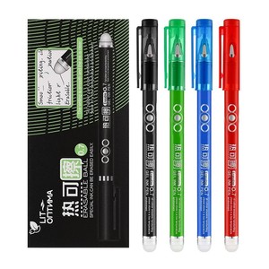 Stylo Gel Effaçable Thermosensible <span class=keywords><strong>YEKO</strong></span> 0,7 mm – Stylo Effaçable à Pression Noir Rouge Bleu – Fournitures de Papeterie en Plastique – Vente en Gros – Stylo de Signature - Product Image 3