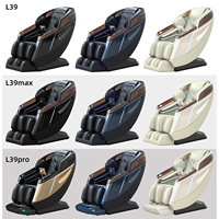 Fauteuil de massage intelligent à commande vocale par IA, inclinable à gravité zéro, avec haut-parleur Bluetooth pour la maison et le bureau
