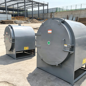 Machine de carbonisation économique pour la production de charbon de bois à partir de bagasse et de coques de palmiste en Afrique du Sud, pour la production de biocarbone - Product Image 4