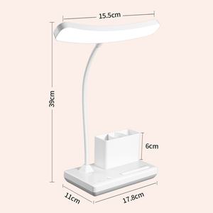 Lampe de table haute luminosité avec veilleuse, intensité réglable au toucher, protection oculaire, lampe d'étude USB, lampe de lecture flexible pour enfants, lampe de bureau - Product Image 6
