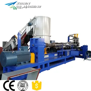 Durable Twin Screw Extruder Recycling PET Machine Plastic Pelletizing Machine cover compactor