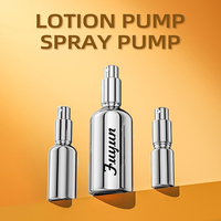 Envío Rápido Fuyun, Botella de Vidrio Plateada de 100 ml para Perfume/Aceite Esencial, Pulverizador con Bomba para Rímel