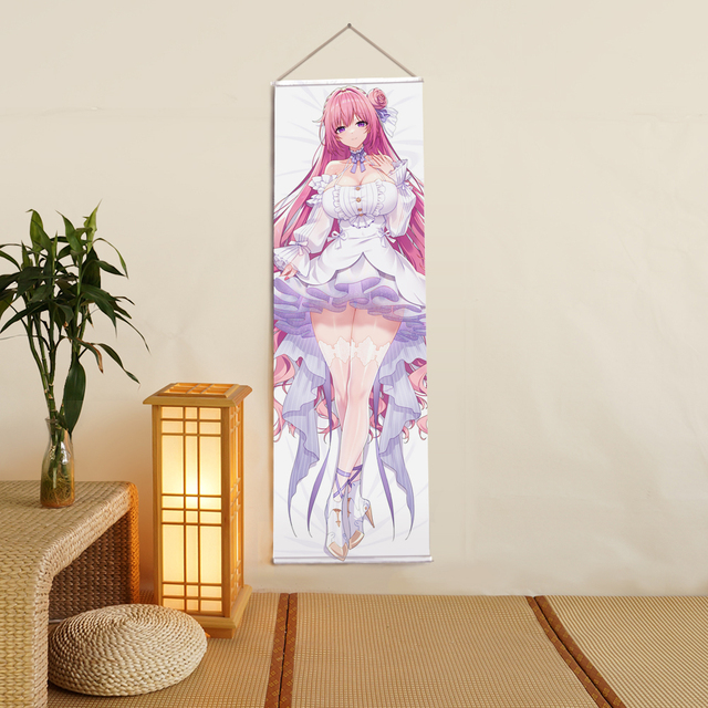 Custom Printed Modern 100% Polyester Fabric Wall Scroll Tapestry Home Decor Hanging Artwork EB Brand