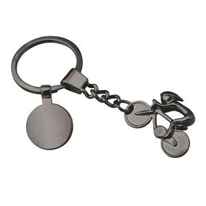 Portachiavi Personalizzato per Bici da Corsa in PVC Morbido e Metallo Lucidato per Uso Aziendale - Product Image 1