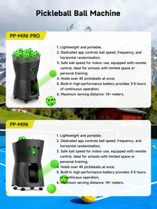 インテリジェントピクルボールマシンコーチ プスン 自動アプリ制御 ピクルボール発射トレーニング機器 シューティングマシン - Product Image 6