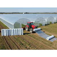 5-laags co-extrusie UV-bestendige LDPE kasfolie 80mic-250mic met op maat gemaakte snijservice, merk HXQ, oorsprong Fujian