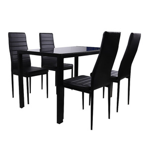 Juego de <span class=keywords><strong>Comedor</strong></span> Moderno de Lujo con Mesa de Vidrio para 4 o 6 Personas, con Elegantes Muebles de <span class=keywords><strong>Comedor</strong></span>, 4 o 6 <span class=keywords><strong>Sillas</strong></span>, para <span class=keywords><strong>Cuatro</strong></span> Personas - Product Image 5