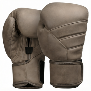 Gants de boxe personnalisés en similicuir avec fermeture Velcro pour l'entraînement, le MMA et le kickboxing en salle de sport - Product Image 1