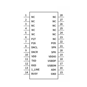 Custom Module N9400B Series MP3 Module OEM Manufacturer Voice Playback Module Bluetooth MP3 Module for <b>Security</b> Alarm - Product Image 4