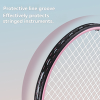 Raquette de tennis à cadre en alliage d'aluminium durable, raquette de tennis pour entraînement solo, raquette ultra-légère absorbant les chocs pour enfants