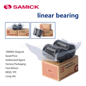 Matériaux <span class=keywords><strong>de</strong></span> haute qualité, meilleur prix, 100% original, Samick LMES16UU, palier linéaire auto-alignant, palier à billes, mouvement, pièces CNC, système - Product Image 6
