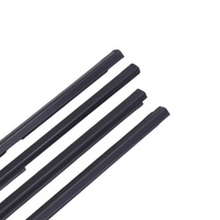 Joint d'étanchéité noir pour vitre de porte de voiture Mitsubishi Lancer 1995-2000, pièces de carrosserie automobile