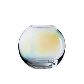 <span class=keywords><strong>Vase</strong></span> dégradé de perles de style moderne en <span class=keywords><strong>verre</strong></span> <span class=keywords><strong>rond</strong></span> <span class=keywords><strong>transparent</strong></span> pour boule avec conteneur de fleurs irisées colorées arc-en-ciel sept couleurs - Product Image 5
