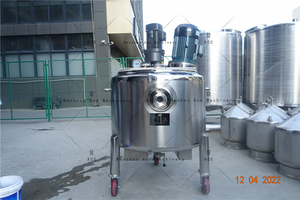 Cuve de mélange à double enveloppe en acier inoxydable à cisaillement élevé pour la production de produits chimiques, cosmétiques, détergents, sirops et savons liquides - Product Image 4