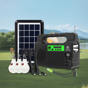 Mini Generador Solar Portátil para Camping, Sistema de Energía Solar con Radio USB, Sistema de Luz Solar para Calle con Radio FM - Product Image 5