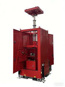 Torre de Alimentación Portátil para Cámara con Mástil Telescópico Manual de 6-9m, Impermeable IP65, Voltaje de Entrada AC110/AC240V para Sistemas de Cámara - Product Image 3