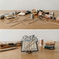 Collection 2026 de porte-aiguilles personnalisés ; Supports magnétiques édition limitée – Essentiels de studio personnalisés pour collectionneurs et brodeuses