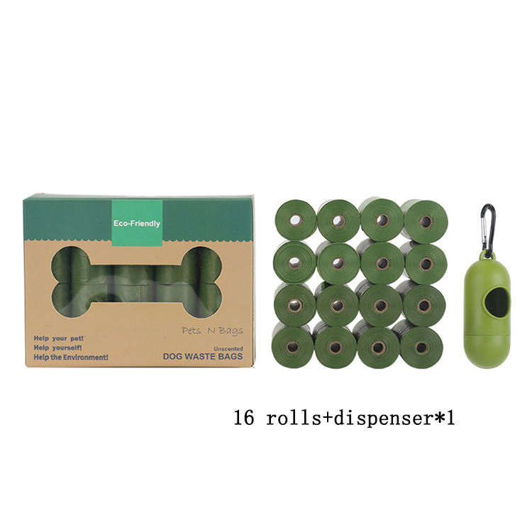 16 rolls+dispenser*1 green