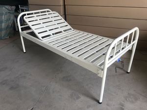 Однофункциональная ручная Больничная койка с одной ручкой по самой дешевой цене - Product Image 4