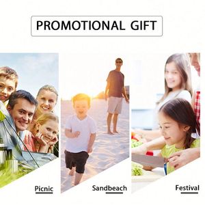 Disque volant en nylon souple imprimé sur mesure, avec pochette pour éventail pliant rond en nylon, cadeau promotionnel pliable - Product Image 2