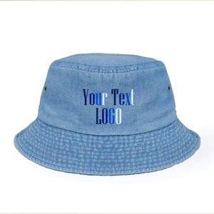 Custom Logo Printed Bucket <b>Hat</b> - Fisherman Style Cap for New Business Giveaways - Product Image 5