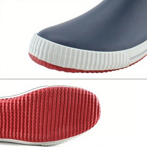 Chaussures de pont personnalisables pour hommes été/hiver bottes en caoutchouc de voile <span class=keywords><strong>marine</strong></span> imperméables avec semelle intérieure en EVA durable - Product Image 5