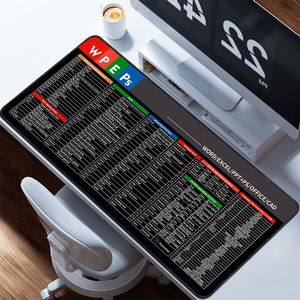Tapis de souris de jeu extra large avec raccourcis logiciels pour Office Word Excel <span class=keywords><strong>PPT</strong></span> PS CAD, tapis de bureau, vente en gros - Product Image 6