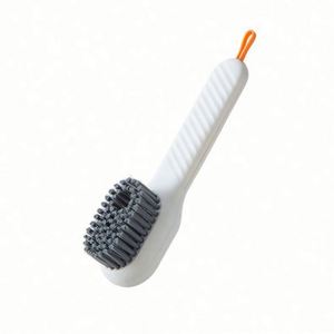 2024 New Eco-Friendly ABS+TPR Multifunctional Liquid Shoe Cleaning <b>Brushes</b> with Dispenser for Sneakers and Soft Clothes - Product Image 2