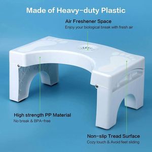 <b>Bathroom</b> Easy <b>Storage</b> Step Toilet <b>Stool</b> for Kids Children's Adult Foldable Convenient Folding Squatting <b>Stool</b> Toilet - Product Image 3