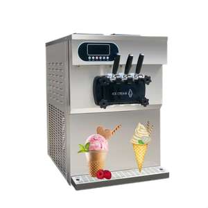 SUNMAX vente à chaud petite sorbetière molle de table 2 + 1 saveurs machine à crème glacée prix - Product Image 4