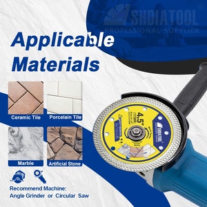 Vente directe usine OEM : Disque diamanté super fin 115 mm à mailles X/V/Y pour coupe à sec et humide, outil abrasif pour carreaux de céramique - Product Image 5